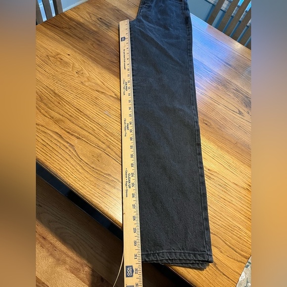 PacSun Black Straight Dad Jeans Timeless Style Size 25 - Picture 10 of 11
